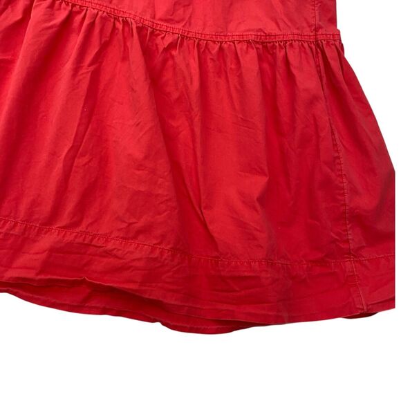 Free Assembly Maxi Dress Womens XL Red Tiered Tie Straps Cottagecore Summer - Picture 5 of 10